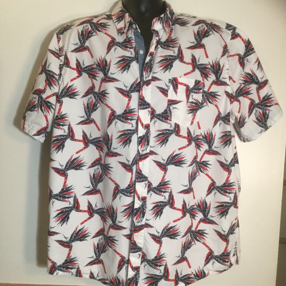 FALLS CREEK MENS XL Cotton Hawaiian shirt